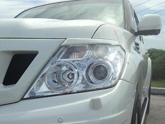 Накладки на фары Nissan Patrol Y62