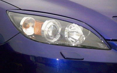 Накладки на фары V3 длинные Mazda 3 BK 2003-2009 хетчбек