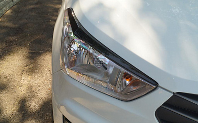 Накладки на фары на Hyundai Creta АБС пластик