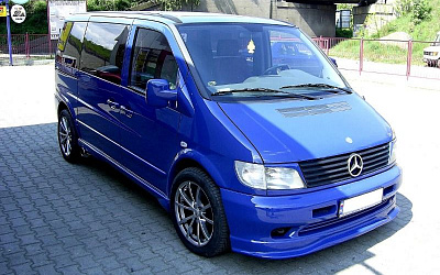 Накладки на фары Mercedes Vito (W638)