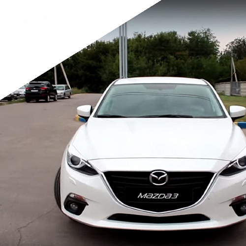 Накладки на фары (адаптивные фары) Mazda 3 BM 2013-2016