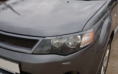 Накладки на фары Mitsubishi Outlander 2 XL