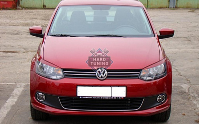 Накладки на фары на VW Polo Sedan (2010-н.в.)