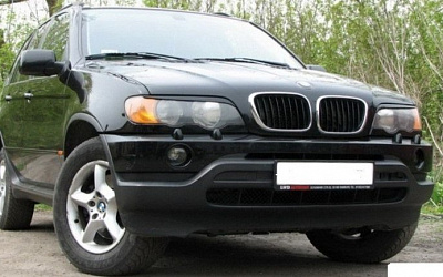 Накладки на фары KAMEI BMW X5 E53 дорестайлинг