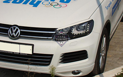 Накладки на фары VW Touareg (2 gen) (2010-2015)