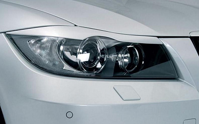 Накладки на фары BMW E90 2005-2012 АБС пластик