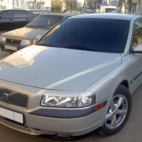 Накладки на фары на Volvo S80