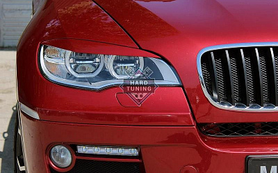 Накладки на передние фары LUMMA BMW X6 E71 (LED оптика)
