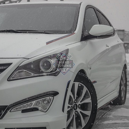Накладки на фары HS1 Hyundai Solaris 1 (2014-2017)