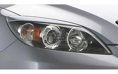 Накладки на фары V1 короткие Mazda 3 BK 2003-2009 хетчбек