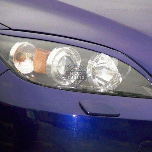 Накладки на фары V3 длинные Mazda 3 BK 2003-2009 хетчбек