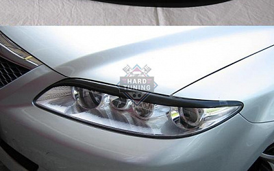 Накладки на фары средние угловатые Mazda 6 GG