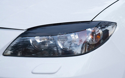 Накладки на фары V2 широкие Mazda 3 BK 2006-2009 седан