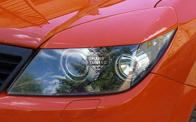 Накладки на фары широкие Opel Astra H/GTC (2005-2011)