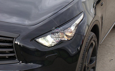 Накладки на фары Infiniti V2 FX30D/FX35/FX37/FX50/QX70 (S51)