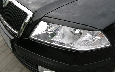 Накладки на фары Skoda Octavia II FL (2004-2008)
