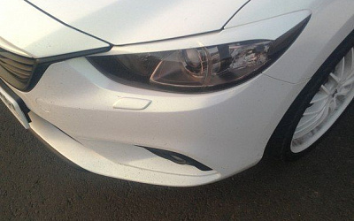 Накладки на фары фигурные Mazda 6 GJ 2012-2018
