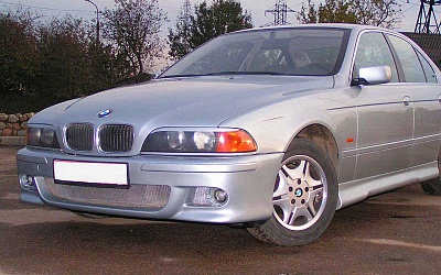 Накладки на фары короткие BMW E39