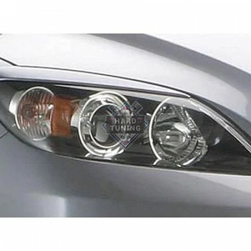 Накладки на фары V1 короткие Mazda 3 BK 2003-2009 хетчбек