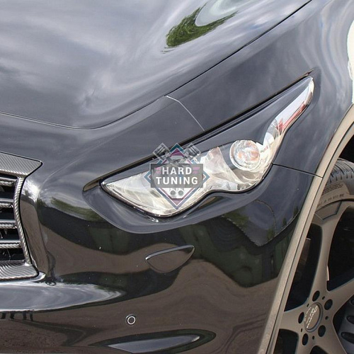 Накладки на фары V1 Infiniti FX30D/FX35/FX37/FX50/QX70 (S51)