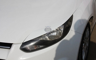 Накладки на фары широкие Ford Focus 3 дорестайлинг