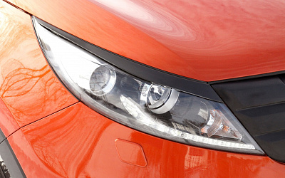 Накладки на фары прямые KIA Sportage 3 SL