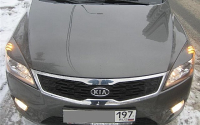 Накладки на фары с прорезями KIA Ceed/ProCeed 2010-2012