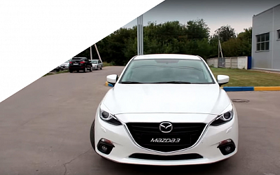 Накладки на фары (адаптивные фары) Mazda 3 BM 2013-2016