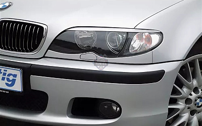 Накладки на фары BMW E46 седан рестайл