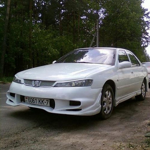 Накладки на фары Peugeot 406 рестайлинг