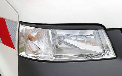 Накладки на передние фары (реснички) Volkswagen T5 2003 дорестайлинг