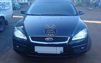 Накладки на фары узкие Ford Focus 2 2004-2008
