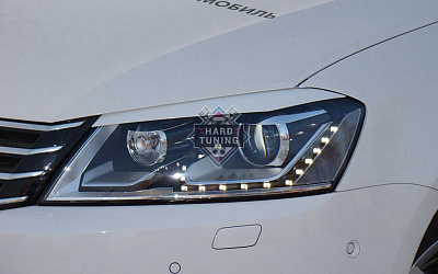 Накладки на фары VW Passat B7 (2010-2015)