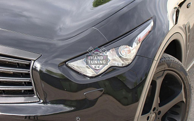 Накладки на фары V1 Infiniti FX30D/FX35/FX37/FX50/QX70 (S51)