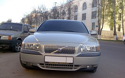 Накладки на фары на Volvo S80