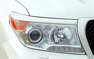 Накладки на фары Toyota Land Cruiser 200 (2012-2015)