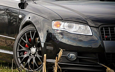 Накладки на фары Audi A4 B7 2004-2008