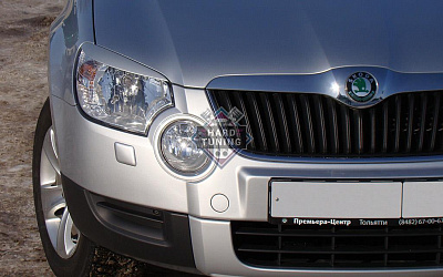 Накладки на фары Skoda Yeti (2009-2012)