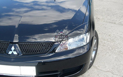 Накладки на фары широкие Mitsubishi Lancer 9 (2003-2009)