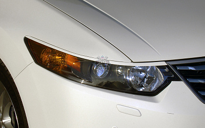 Накладки на фары узкие Honda Accord 8 (2008-2013)