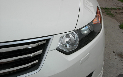 Накладки на фары короткие Honda Accord 8 (2008-2013)