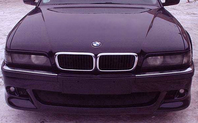 Накладки на фары верхние BMW E38