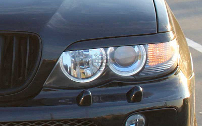 Накладки на фары BMW X5 E53 рестайлинг