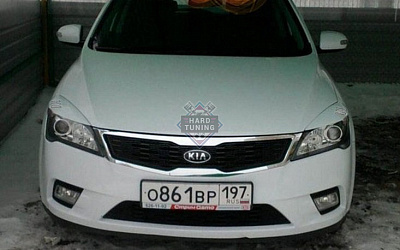Накладки на фары без прорезей KIA Ceed/ProCeed 2010-2012