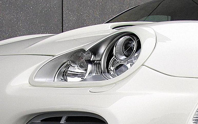 Накладки на передние фары для Porsche Cayenne 955